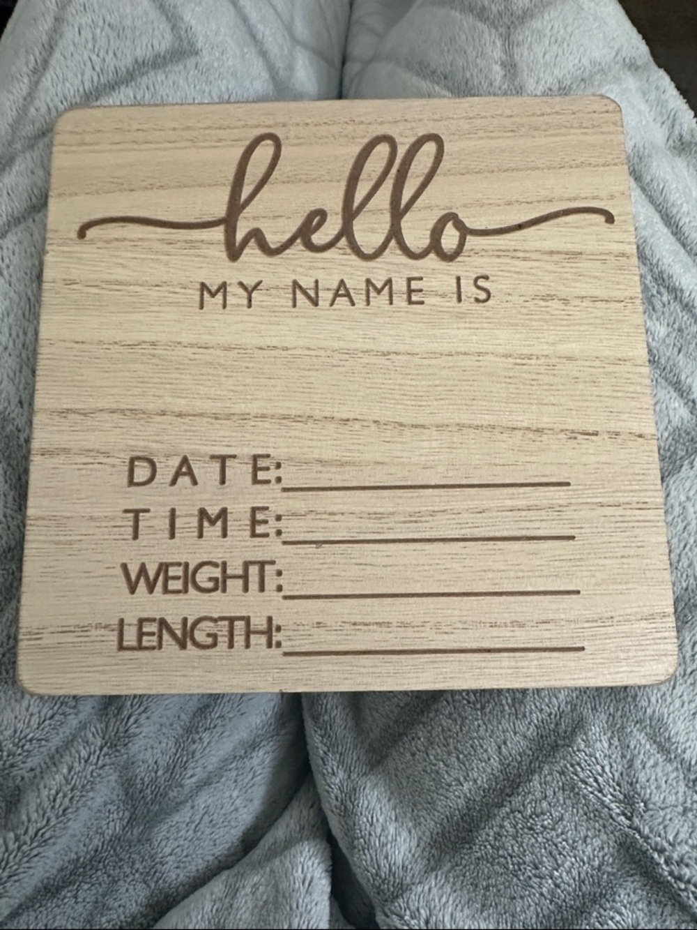 Hobby Lobby Natural Wood Square Plaque